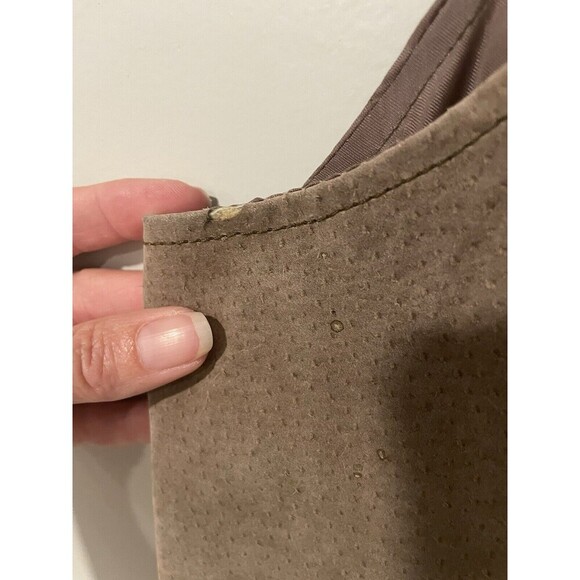 Vintage Global Identity G-III Brown Suede Vest Mens Size XL Biker Western Snap - Picture 5 of 7